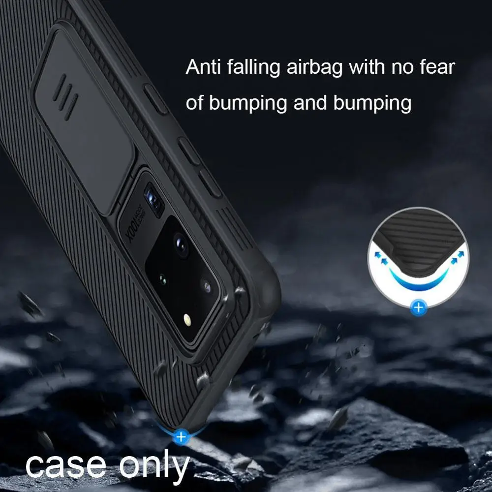 

Nelkin black mirror is suitable for Samsung S20 mobile phone case Note20 sliding cover sliding goggles anti-fall protective cove
