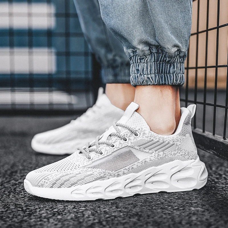 2020 новая сетчатая мужская повседневная обувь ударопрочная легкая дышащая для