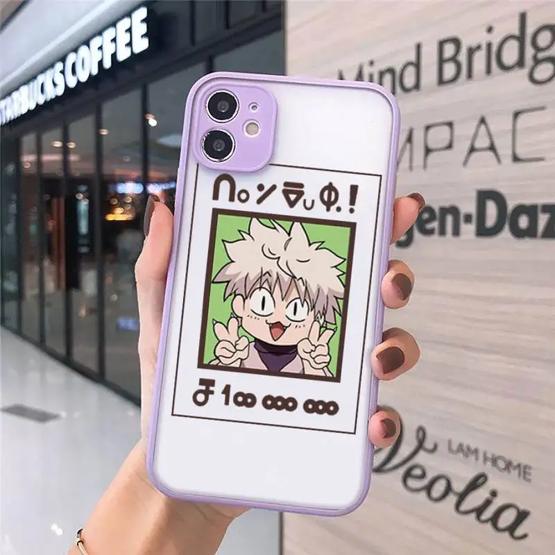 

Hunter X hunter Japan anime Phone Cases matte transparent For iphone 7 8 11 12 plus mini x xs xr pro max cover