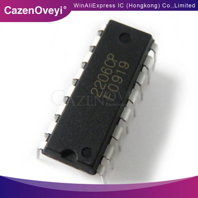 

1pcs/lot XR2206CP XR-2206 XR2206 DIP-16 Monolithic Function Generator IC In Stock