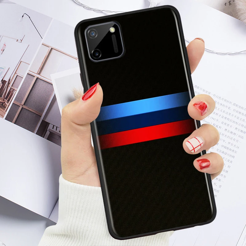 

Blue Red Car for OPPO Realme V15 X5 X3 X50 X7 X2 C17 C11 C3 C2 7 7i 6 6S 6i 5 3 2 Pro Soft Black Phone Case