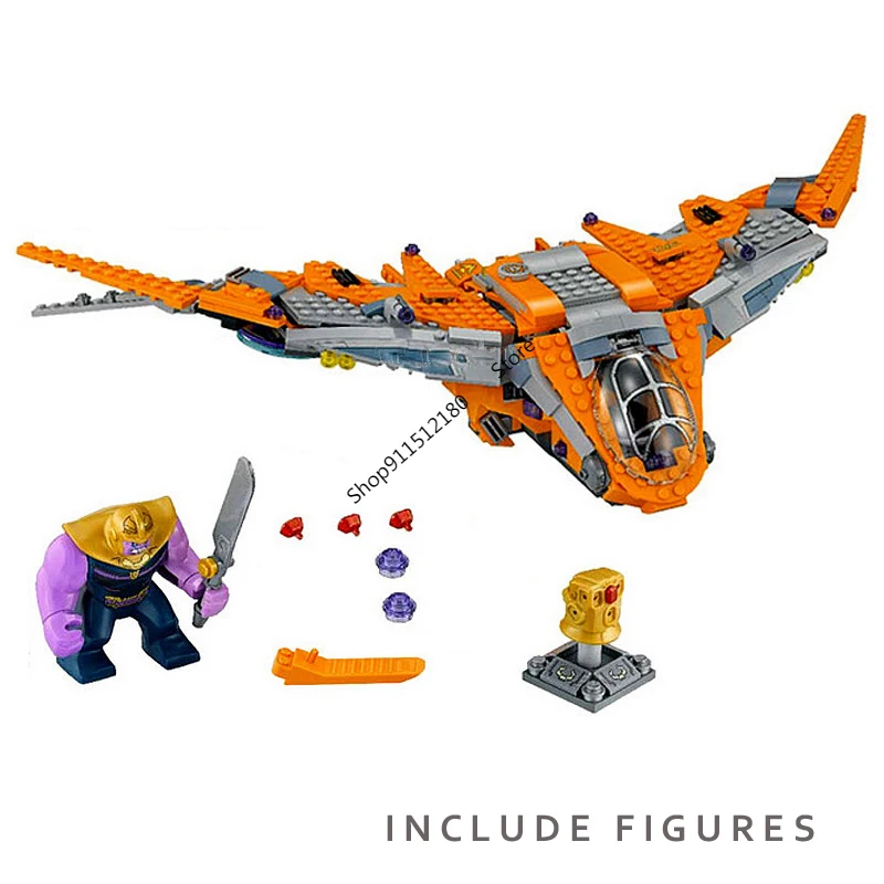 

New Iron Man Thanos Ultimate Battle Fighter Model Building Blocks Set with Figures DIY Bricks Birthday Gifts Toys