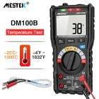 Цифровой мультиметр MESTEK DM100B, 10000 отсчетов, автоматический выбор диапазона, измеритель напряжения переменногопостоянного тока с ЖК-подсветкой, портативный большой экран