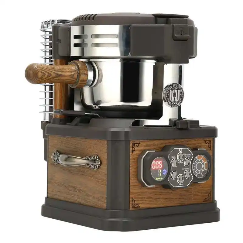 

Портативный блендер, винтажный аппарат для обжарки кофейных зерен, точный контроль температуры, низкошумная машина для обжарки кофе