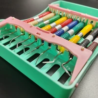 105 holders dental sterilization box autoclavable instrument for dentist filling tools