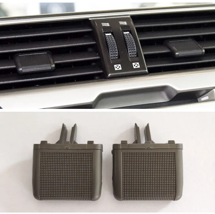 

QDAEROHIVE 4 шт. Автомобильный Центр Dash A/C Вентиляционная решетка Blade Slice клипса для кондиционирования воздуха для Toyota Prado LC150 2010-2017