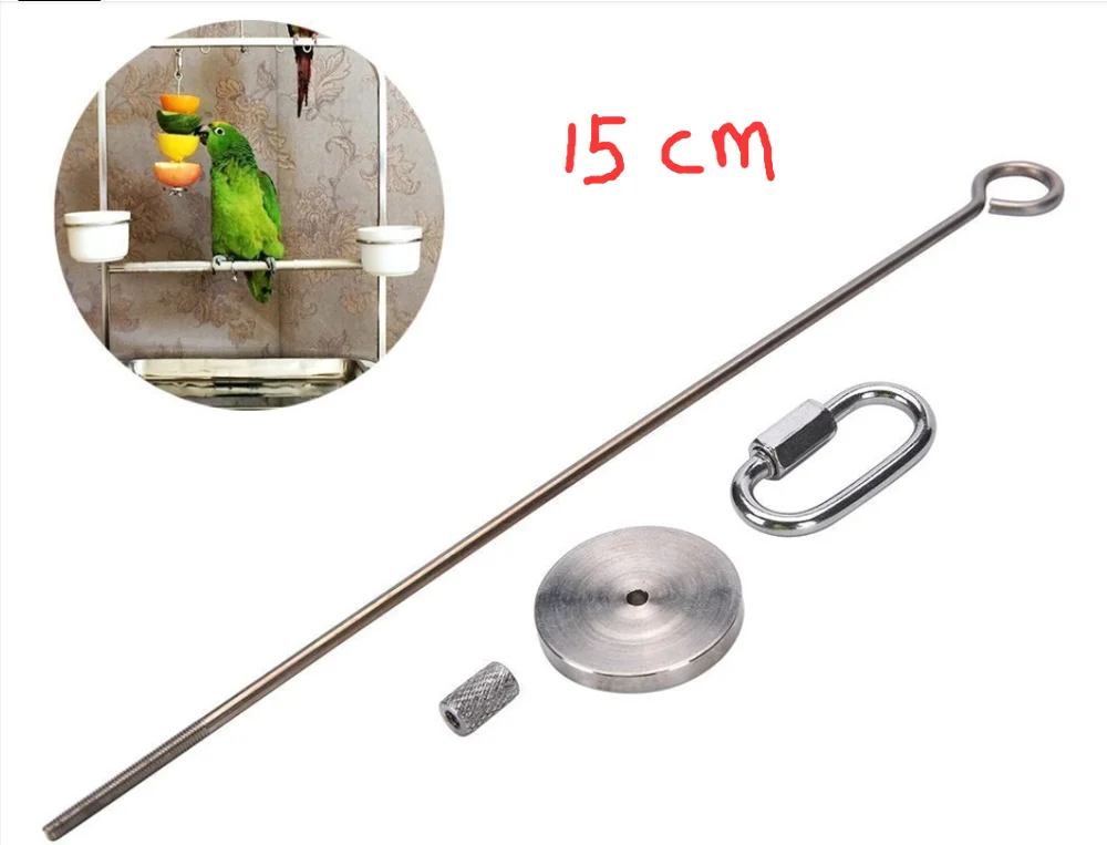 15cm 5 шт. Попугаи Птицы игрушки еда Каракатица кости крючки Домашние животные подвесные принадлежности для клетки - Цвет: 15cm
