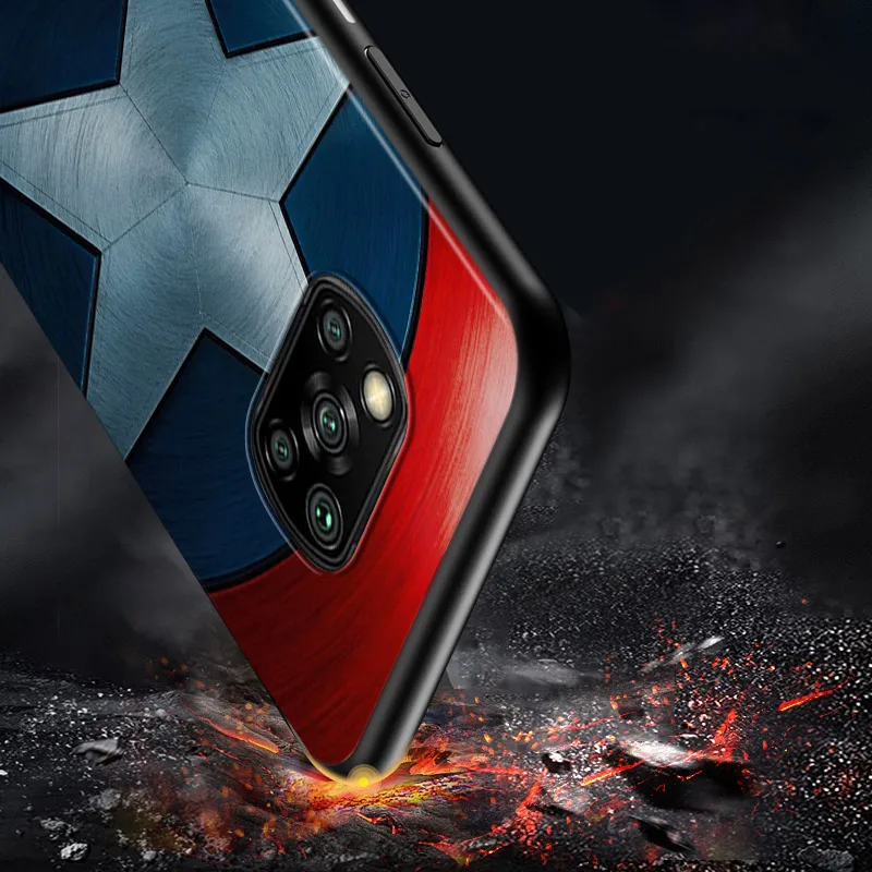 avenger marvel superhero for xiaomi poco x3 gt nfc m2 x2 f2 f3 m3 f1 pro mi play mix 3 a3 a2 a1 lite soft phone case coque free global shipping