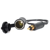 extend powerlet hella din male plug to standard cigarette lighter socket adapter male din plug for european motorcycles