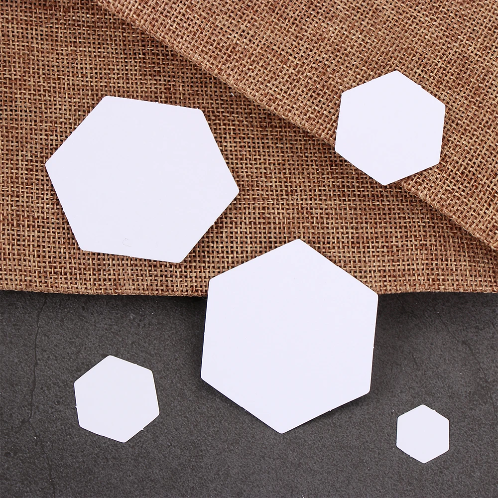 Шестигранные шаблоны для лоскутного шитья бумаги 100 шт./упак. DIY ремесла швейная