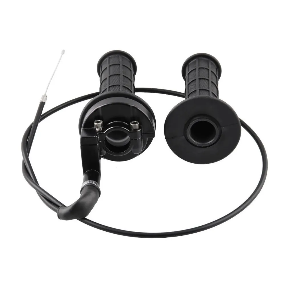 Черные закрученные ручки дроссельной заслонки и набор кабелей для CRF KLX TTR 110cc 125