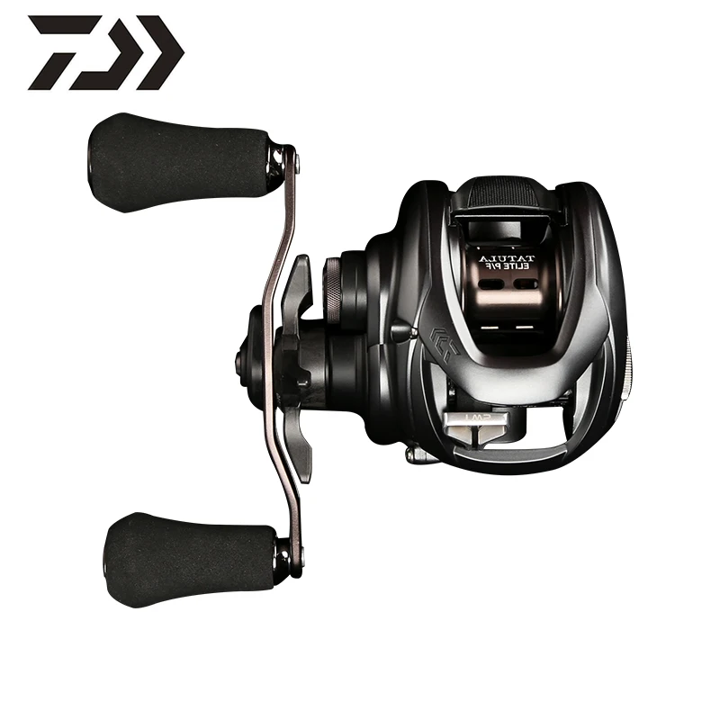 

DAIWA TATULA ELITE P/F100H 100HS 100XS 103HS 103XSL Gear Ratio EVA Aluminum Spool Knobs Crank Saltwater Baitcasting Reel