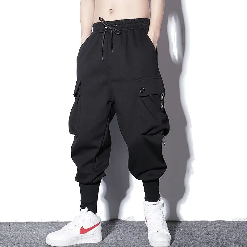 

Hip Hop Joggers Men Cargo Pants Pockets Track Tactical Casual 2021 Autumn Male Trousers Sweatpants Sportswear Streetwear
