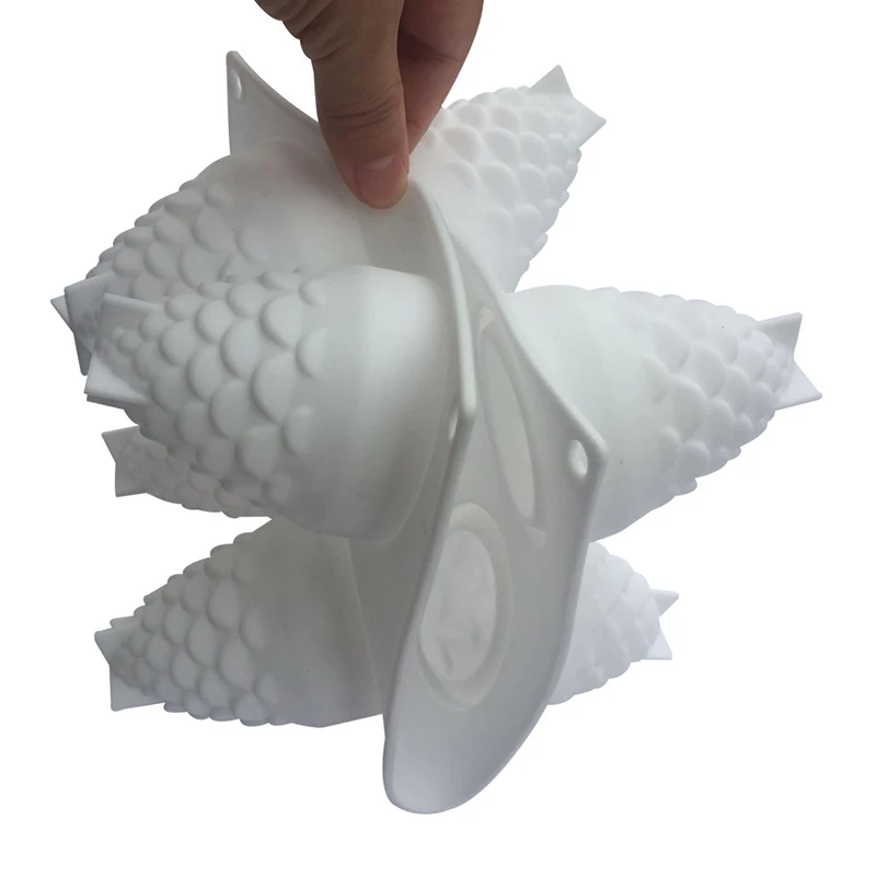 

Cake Mold Silicone Frozen Dessert Mold Ice Cream Chocolate Pastry 8 Holes Baking Mold Pinecone Form Kitchen Baking Mould