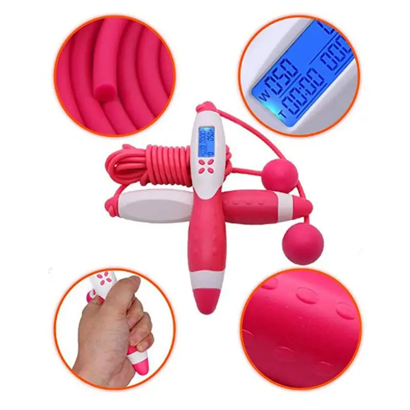 

Intelligent Electronic Counting Skipping Rope Adult Weight-bearing Fitness Jump Yoga Wireless Skipping Ropes