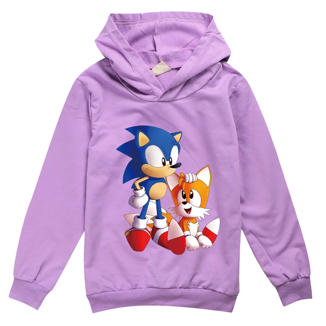 

2-16Y Cute Sonic The Hedgehog Hoodie Kids Hooded Coat Boys Sweatshirt and Hoodies for Teen Girls Kawaii Clothes Pullover Outwear