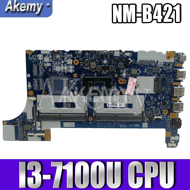 Verkauf EE480 EE580 NM-B421 Für For Lenovo ThinkPad E480 E580 Laptop Motherboard 100% Arbeit W/ I3-7100 CPU