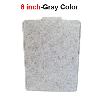 8 inch Gray 7,9-10 дюймов Универсальный чехол-сумка чехол для планшета для iPad Air 1 Mini 5 4 huawei T3 10 samsung 10,1 MiPad 4 Чехол Coque Capa - Цвет: 8 inch Gray