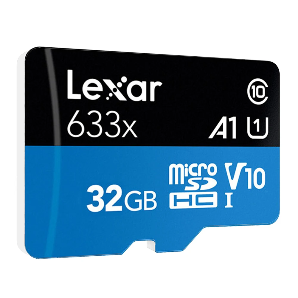 Карта памяти Micro sd Lexar 633X 256 ГБ 128 64 32 95 МБ/с. 512 100 класс 10 UHS 1 U3 флэш память TF карты