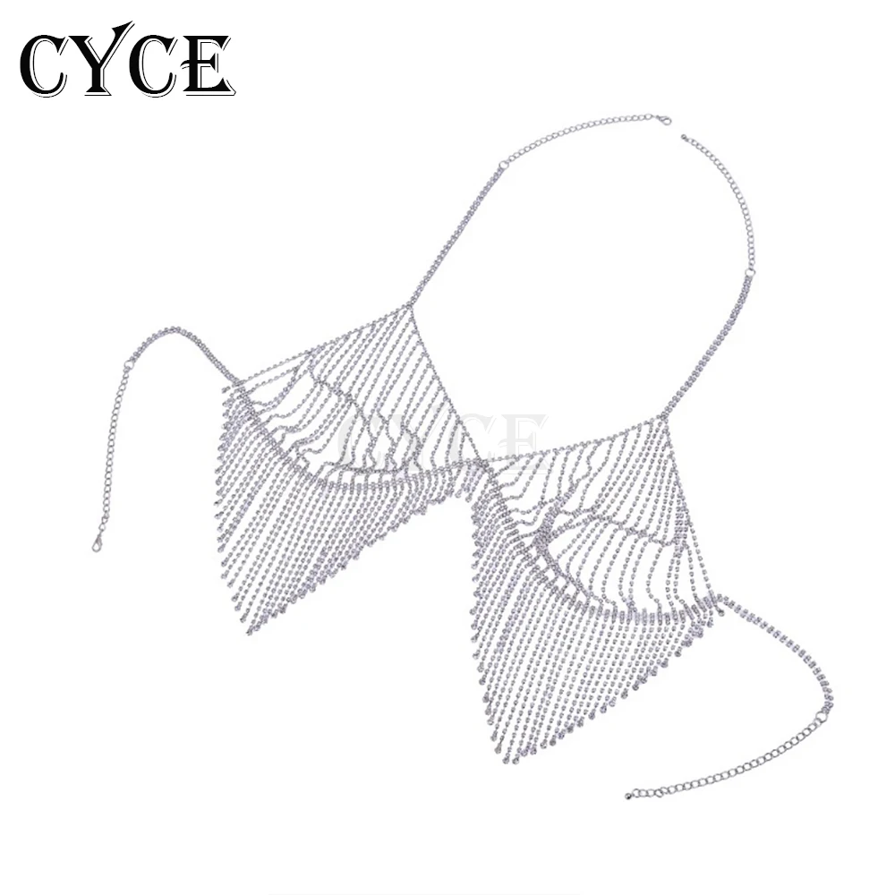 Summer Beach Bikini Chain For Women Jewelry Fashion Bra Chain Rhinestone Body Chain Sexy Tassel Chest Chain Underwear Accessory Summer Beach Bikini Chain For Women Jewelry Fashion Bra Chain Rhinestone Body Chain Sexy Tassel Chest Chain Underwear Accessory