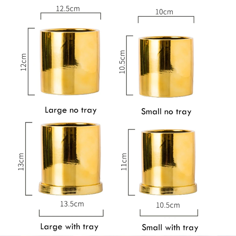 Nordic роскошное Гальванопокрытие золотистого цвета розового золота Керамика