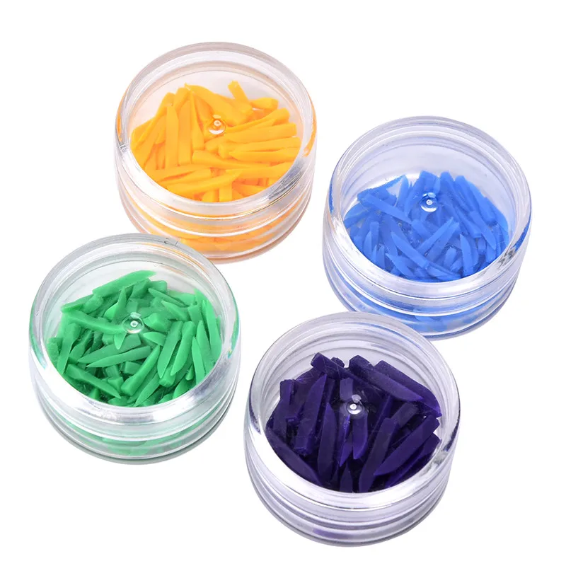 

1 Box Medical Dental Wedges Plastic Dental Wedges Dentist Tool Teeth Care Disposable Dental Tool 4 Colors