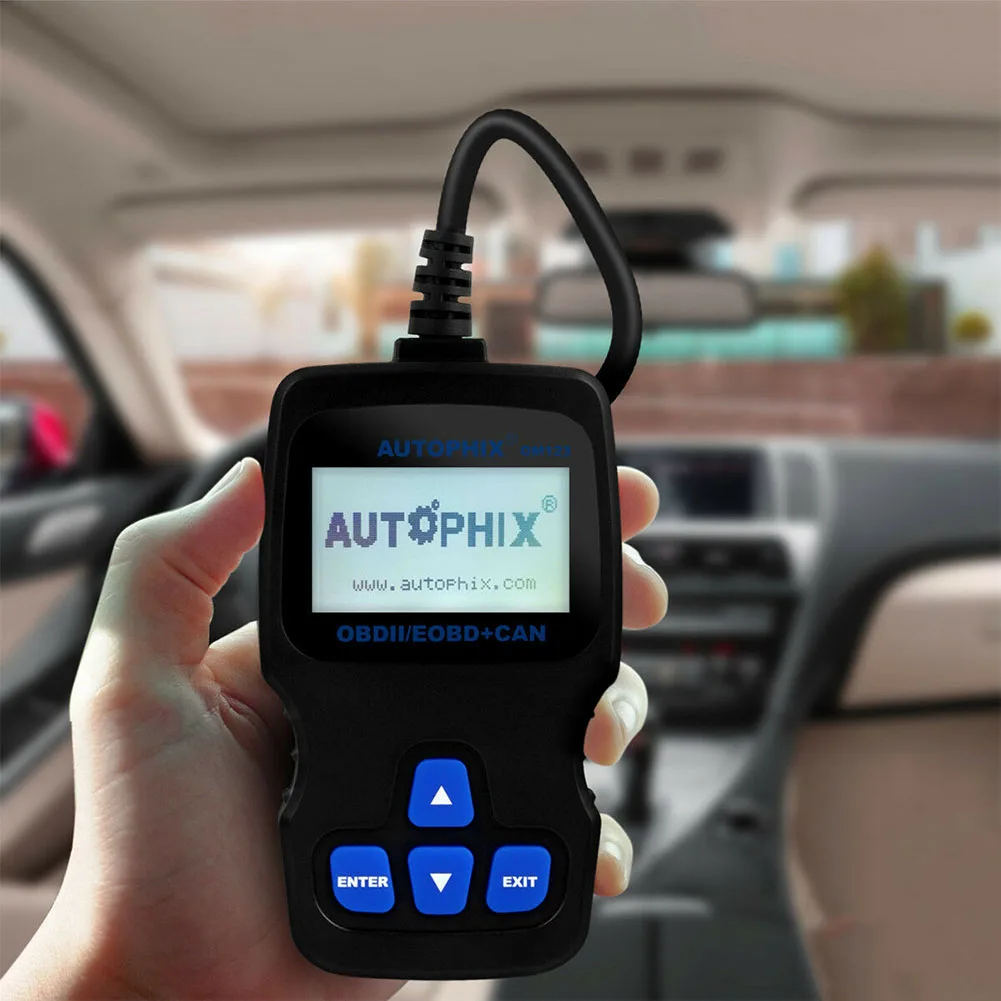 Автомобильный сканер считыватель кодов Многоязычный ЖК дисплей универсальный