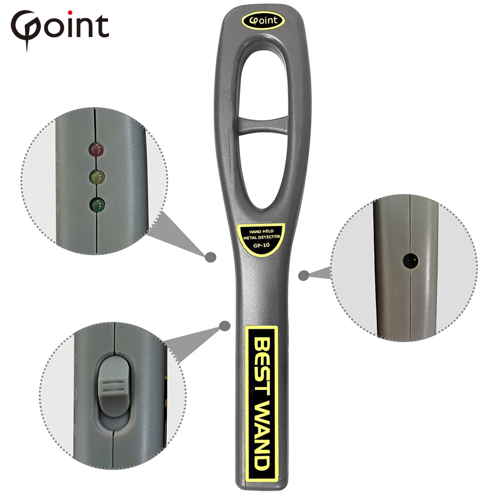

High Sensitivity Metal Detector Portable Handheld Security Super Scanner Tool Finder Electronic Measuring Body Search Tools