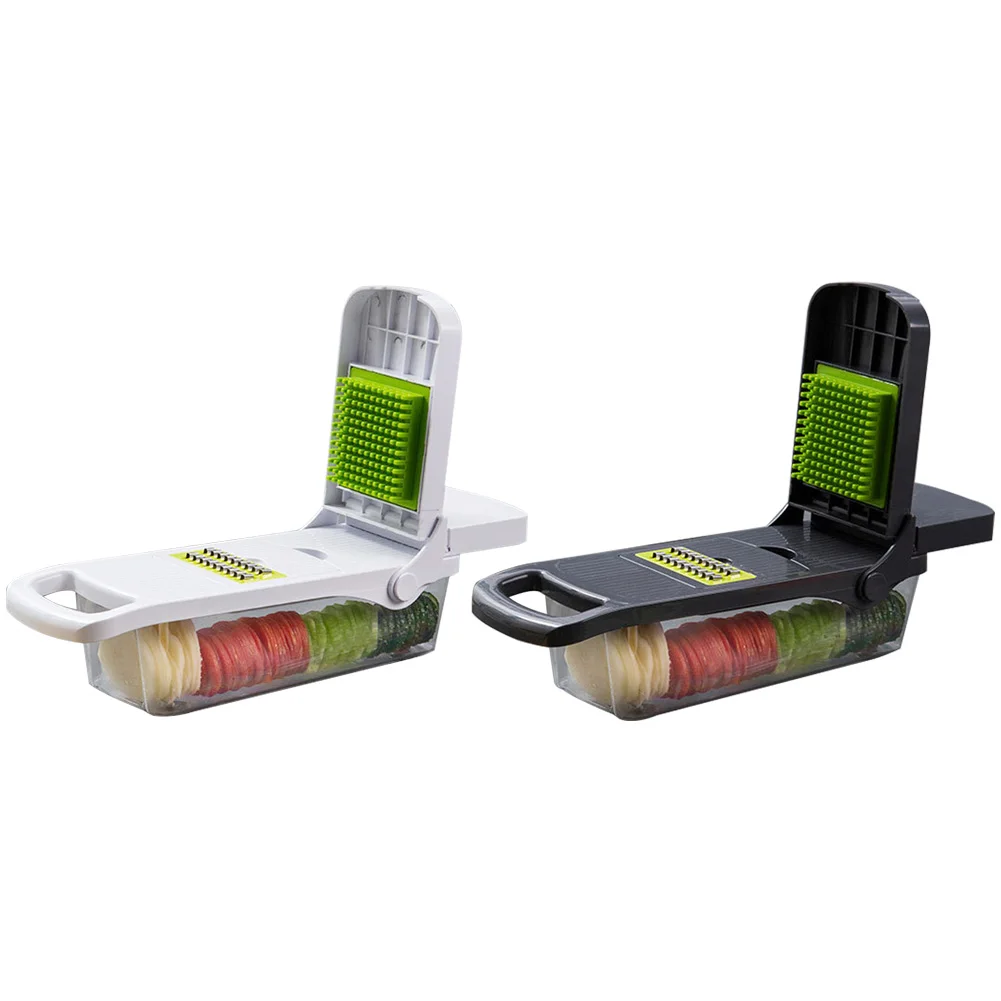 

9 In 1 Multifunctional Vegetable Cutter Fruit Slicer Grater Shredders Drain Basket Slicers with Lid Gadgets Kitchen Accessories