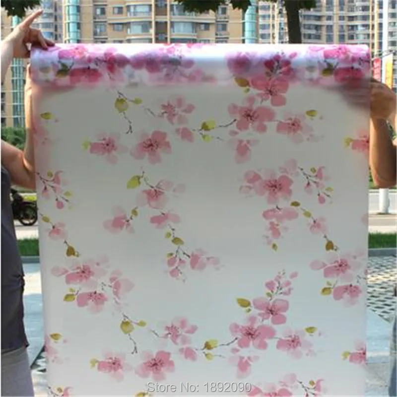 

Wide 45cm*Long 100cm Frosted Opaque Glass Window Film For Window Privacy Adhesive Glass Stickers Home Decor Mixed Color Bedroom