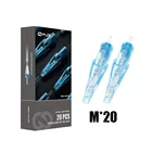 Картриджные иглы WJX, стерилизованные стандартные Иглы Magnum M для перманентного макияжа, картриджные иглы для татуировок, аксессуары, 20 шт.коркоркор.