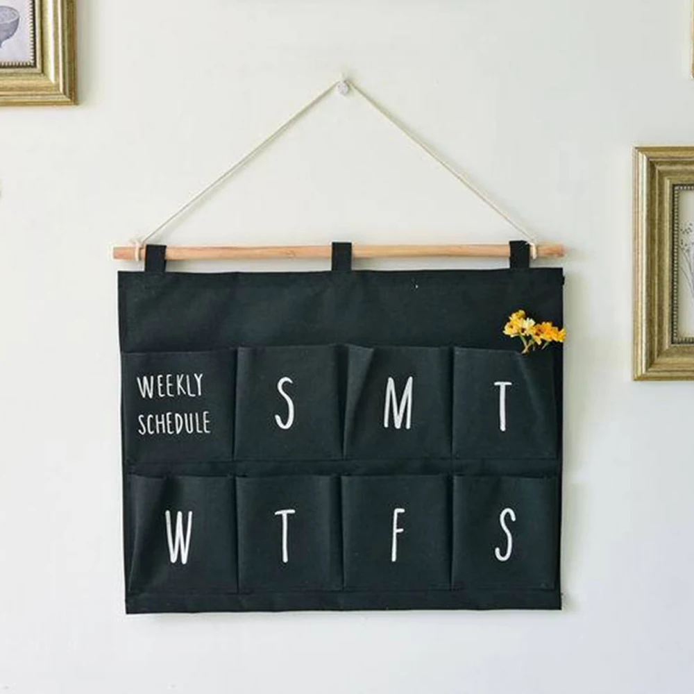 Модные креативные украшения для гостиной настенные подвесные сумки хранения