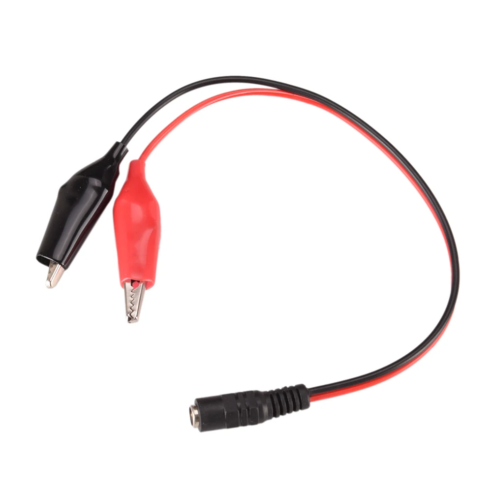 High Quality Crocodile Wire Male/female To Car Cigarette Lighter DC Voltage Jack Connector 2 Alligator Clip Power Cable | Обустройство