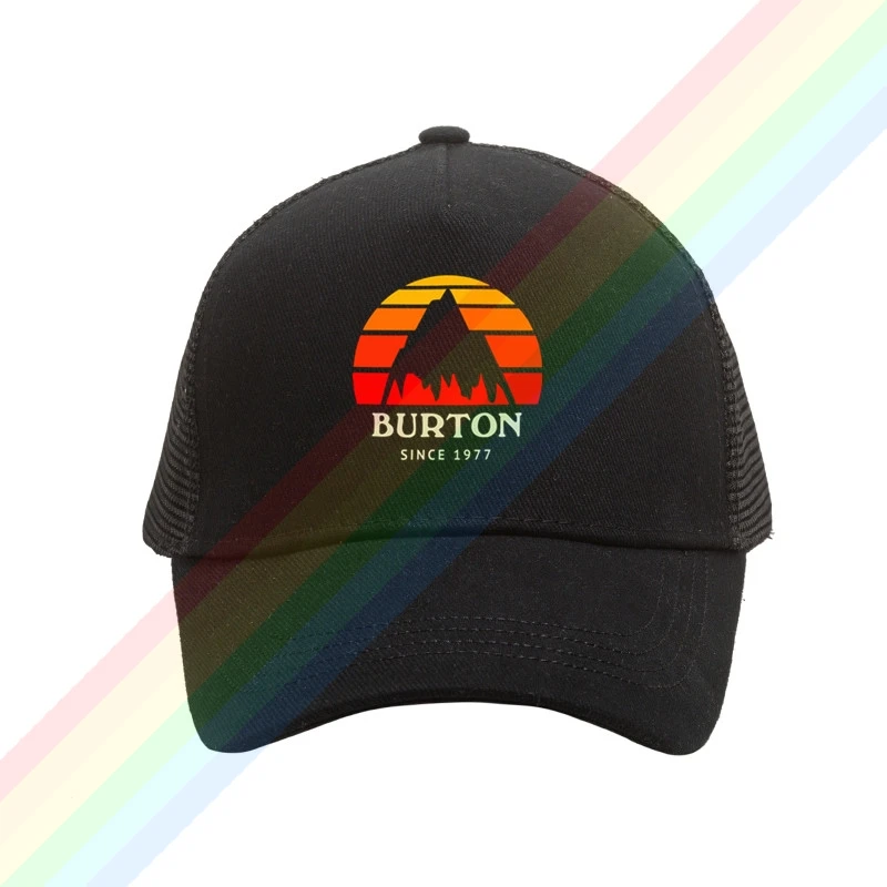 Burton сноуборды логотип с сеткой Повседневное Бейсбол Кепки Регулируемая Снэпбэк