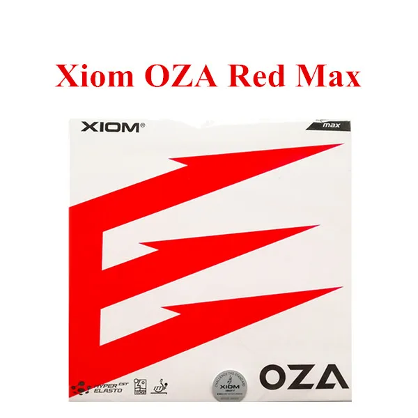 Новинка Xiom Oza 79-061 резиновые прыщи для настольного тенниса с губкой для пинг-понга Max - Цвет: Red