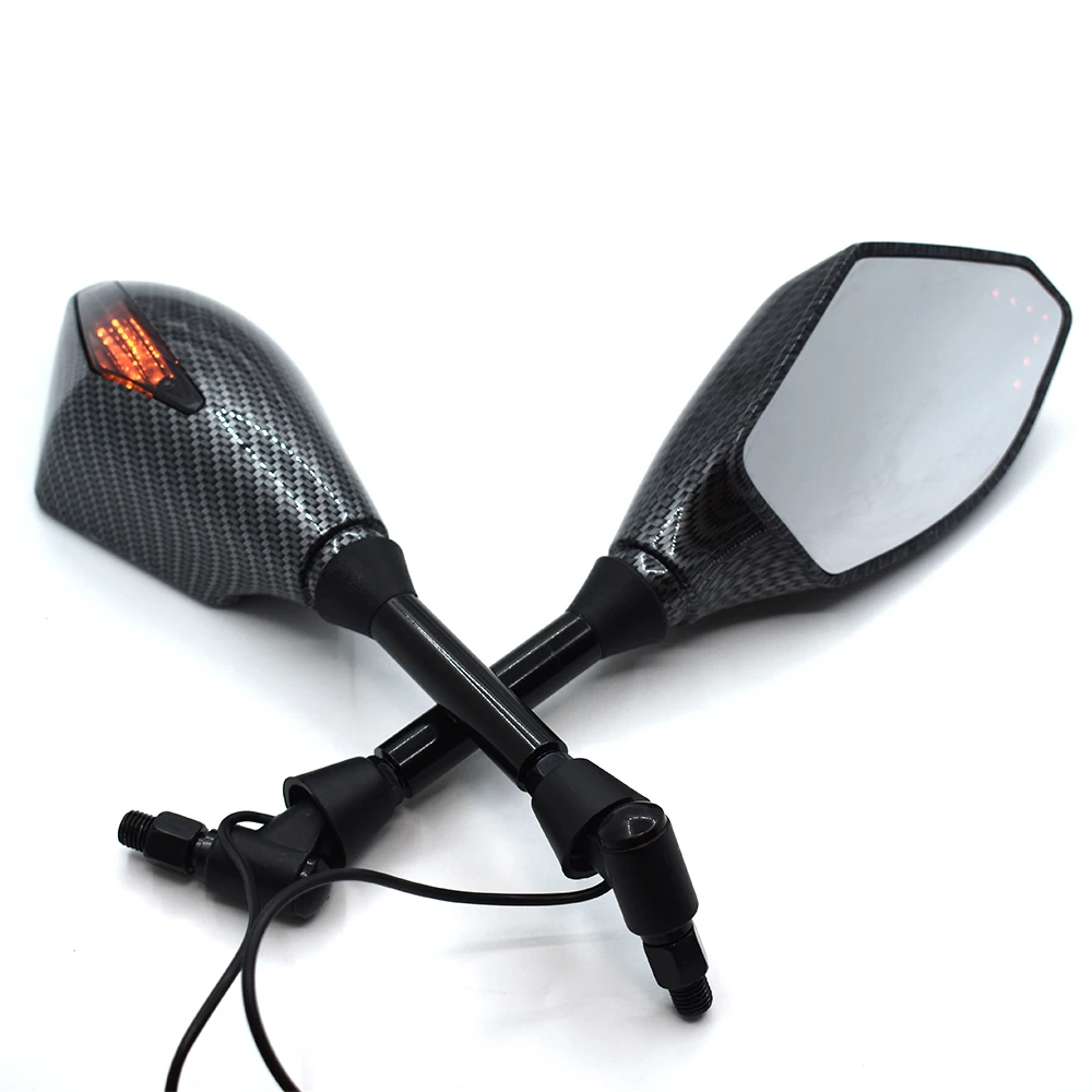 

Motorcycle Rearview Mirrors LED Turn Signal Integrated Mirrors for Honda CBR600RR CBR1000RR CBR929RR CBR954RR CBR1100XX
