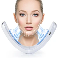 chin v line tape face lift belt led photon therapy face slimming vibration massager fixing belt beauty skincare tool