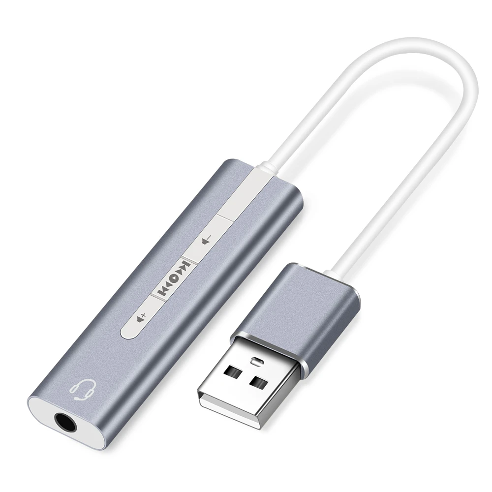 Внешняя звуковая карта с разъемом USB Type A на 3 5 мм|Компьютерные кабели и разъемы| |