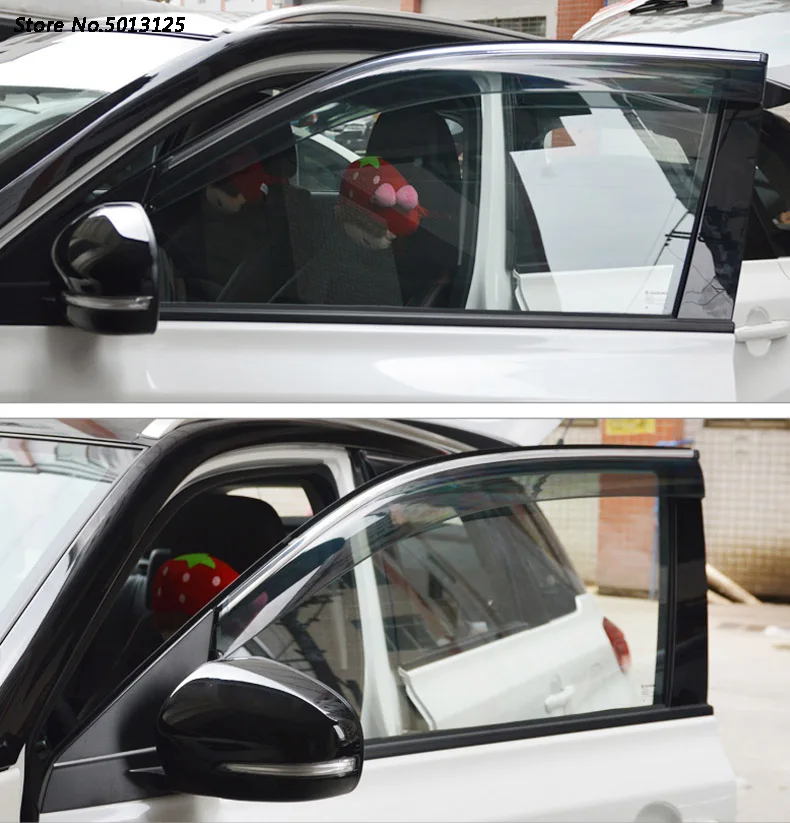 Козырек авто дверь Дождь Защита от солнца боковая крышка окна отделка авто аксессуары для Suzuki Vitara