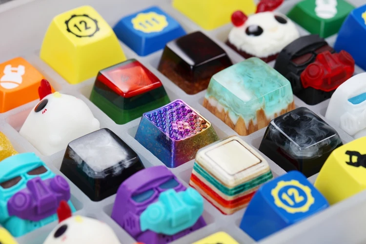 [only box]evil box acrylic keycaps 7 x 5 keyboard sa gmk oem cherry dsa xda For Keycap Set Stock Collection |