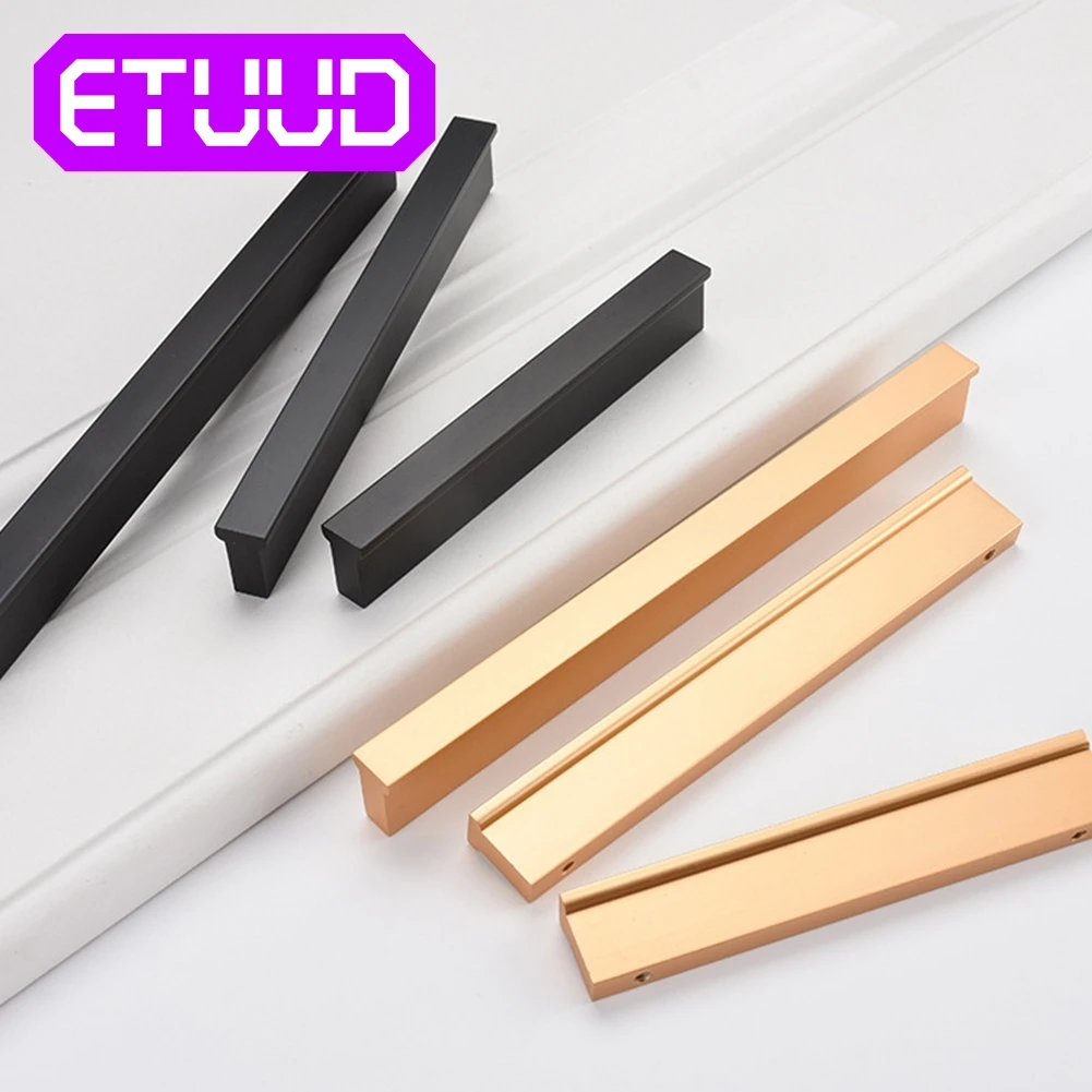 

12Pcs Europe Style Wardrobe Cabinet Handles T/L Bar Aluminum Alloy Kitchen Cupboard Pulls Drawer Knobs Furniture Handle Hardware