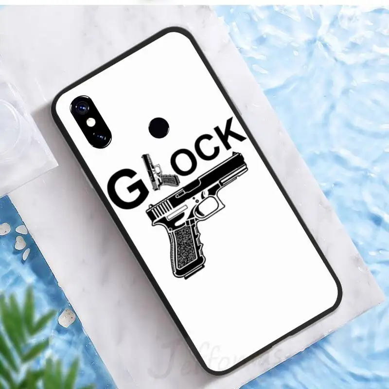 

Glock Handgun Phone Case For Xiaomi Redmi note 7 8 9 pro 8T 9A 9S Mi Note 10 Lite pro