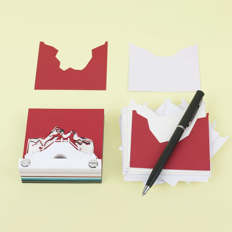 Уникальный 3D блокнот для записей бумажный 2021 высокое качество низкая цена