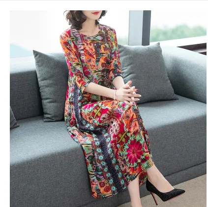 8 видов цветов платье 2020 женское летнее с цветочным рисунком элегантное