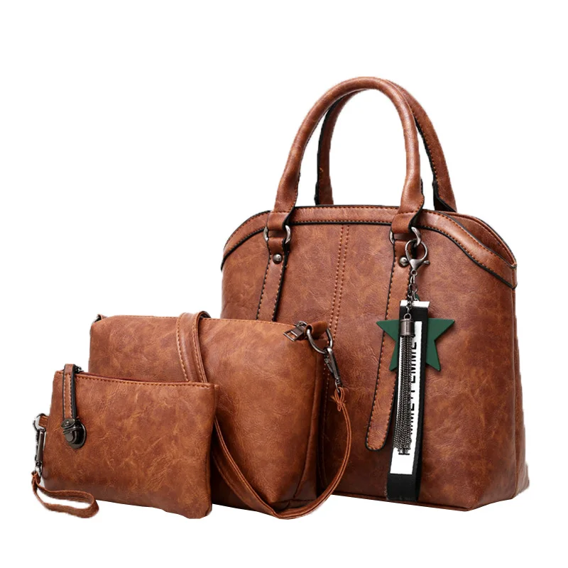 Новинка женские сумки комплект из 3 предметов композитные Сумки искусственной