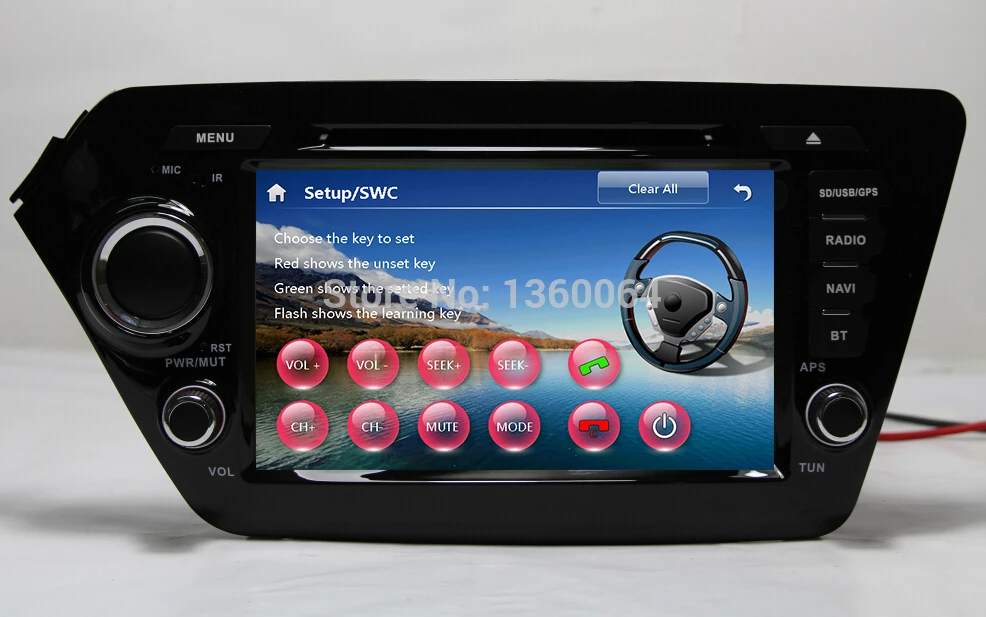 Автомобильный dvd проигрыватель gps навигация видеоплеер для Kia Rio K2 2011 2012 2013 2014 2015 2016