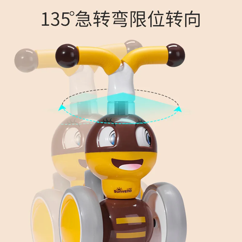 Новый детский скутер без педали детская игрушка-Йо трехколесный велосипед для