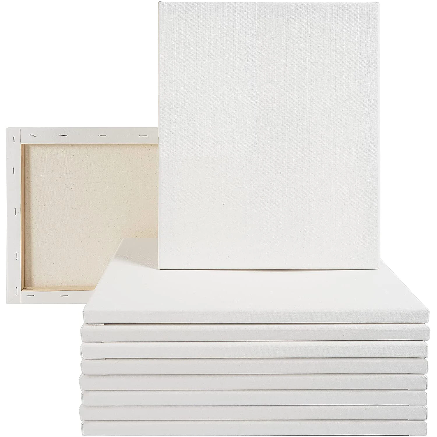 Растягивающийся холст для рисования 8x10 дюймов упаковка из 10 100% хлопка 5/8 дюйма