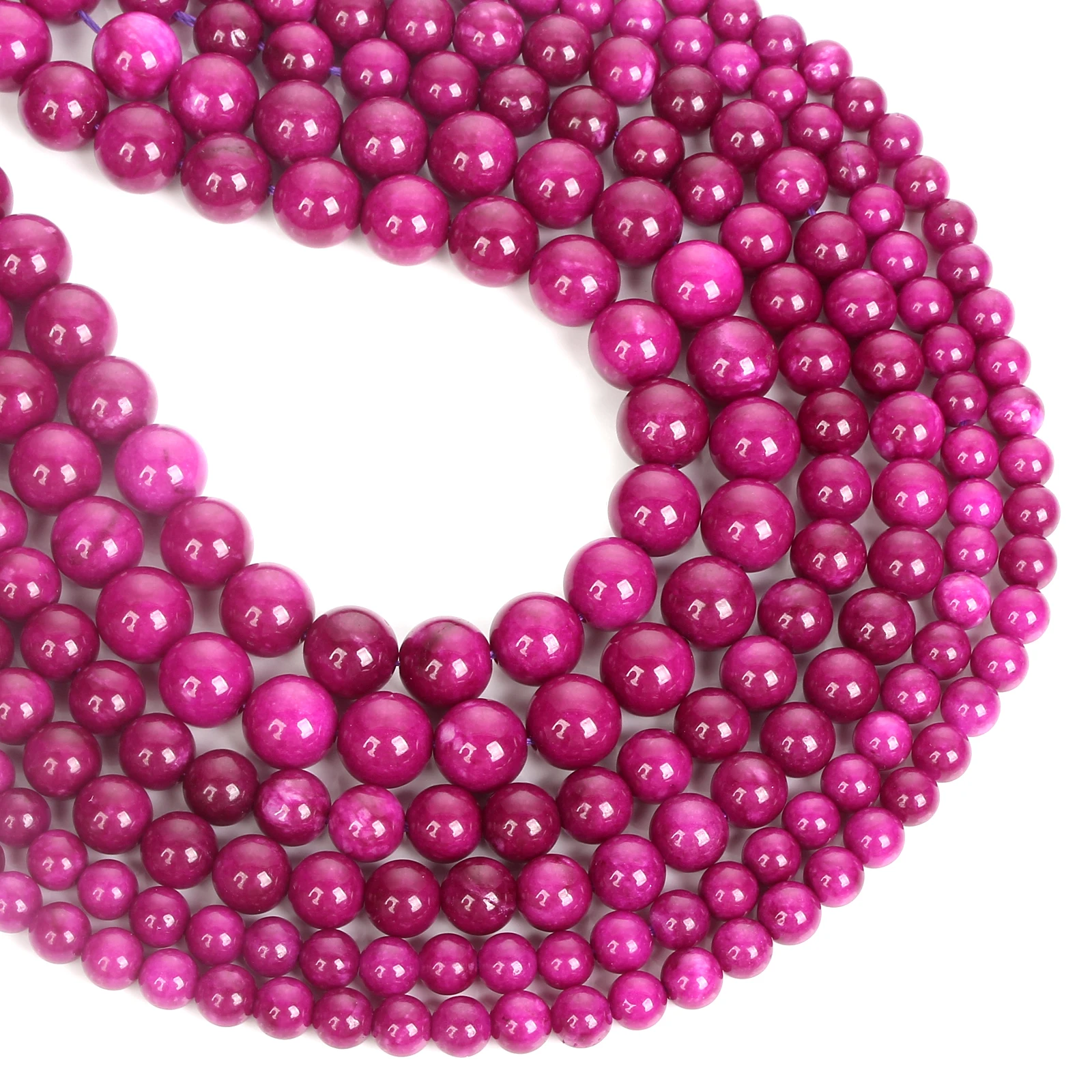 Natural Stone Beads Sugilite Round Loose For Jewelry Making DIY Bracelets Necklace Accessories 4/6/8/10/12MM |