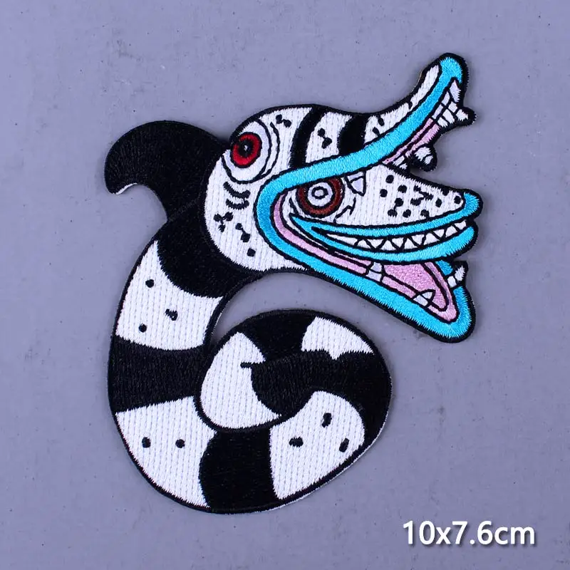 

Lovely Drink Food Patch For Clothing Iron On Embroidered Patches For Clothes Cartoon Anime Patches On Badges Stripe Punk Patch